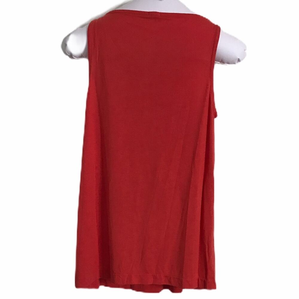 J. Crew Ruched Tank Top Persimmon XS - Picture 3 of 6